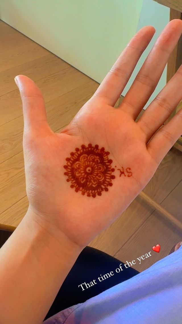 Mira Kapoor Karwa Chauth 2024 mehendi