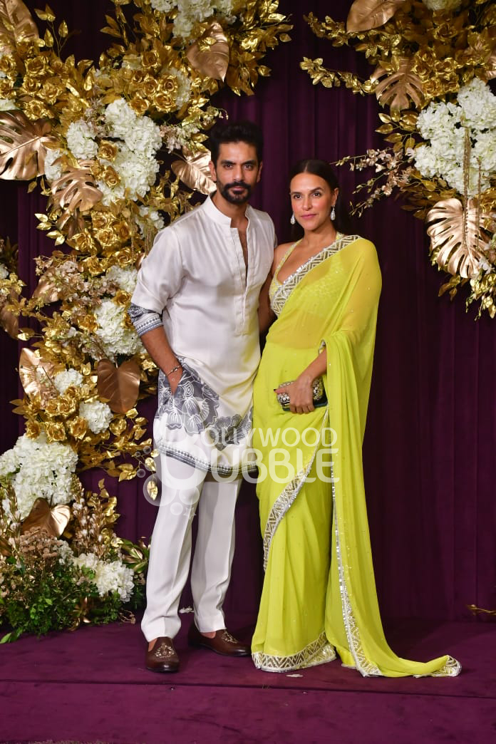 Neha Dhupia with Angad Bedi