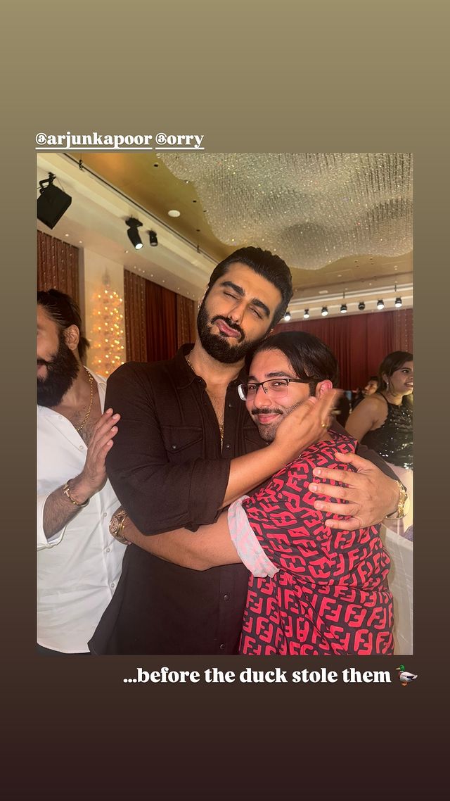 Orry with Arjun Kapoor