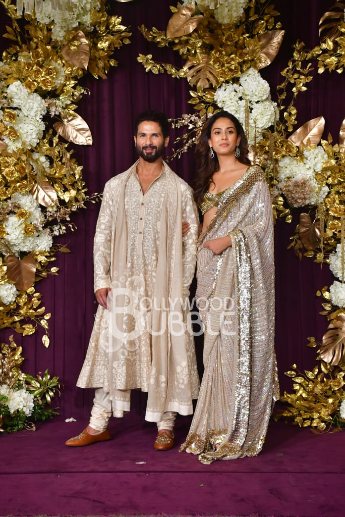 Shahid Kapoor with wife Mira Rajput