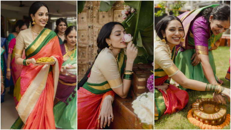 sobhita dhulipala, sobhita dhulipala wedding festivities, naga chaitanya