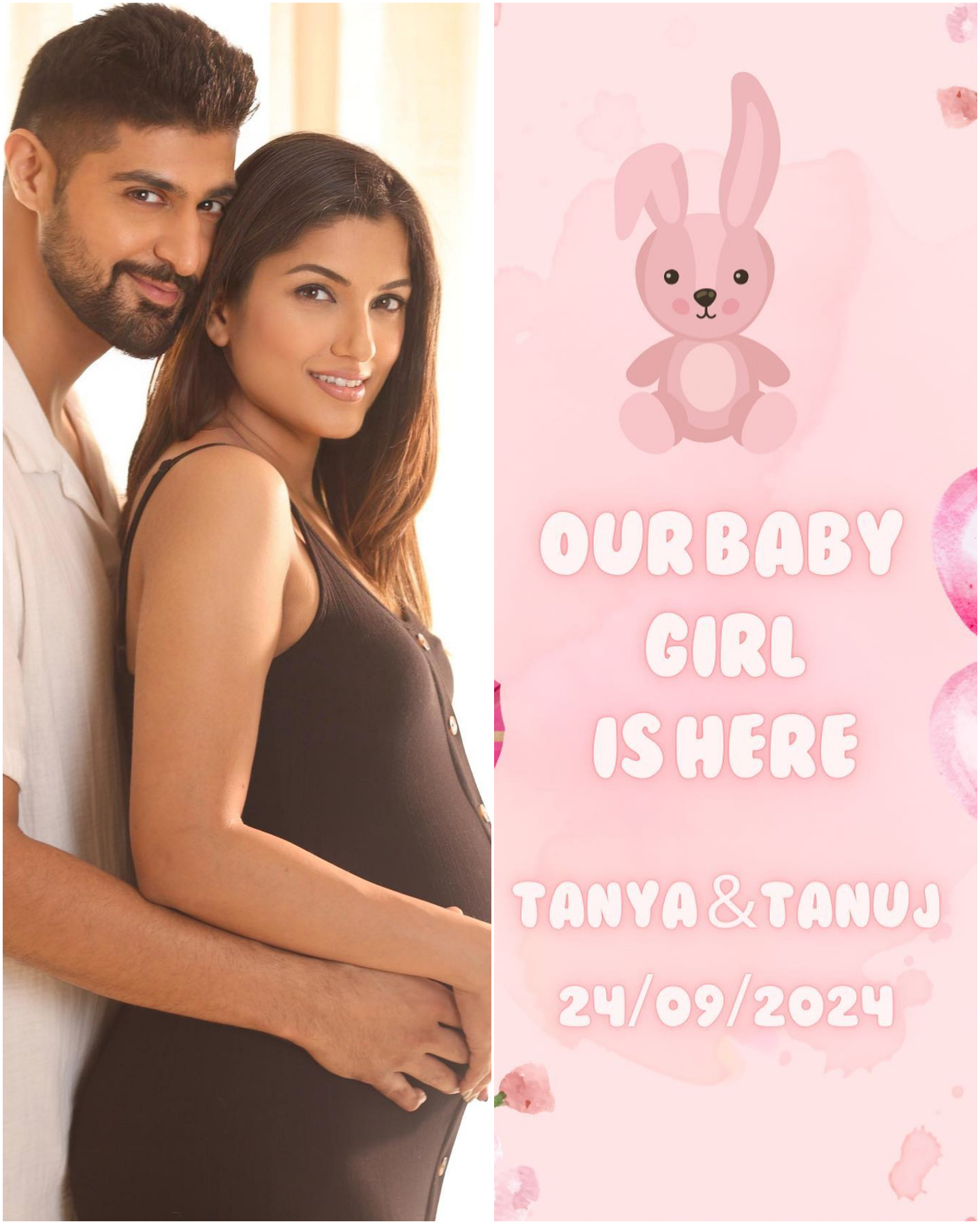 Tanuj Virwani welcomed a daughter this year