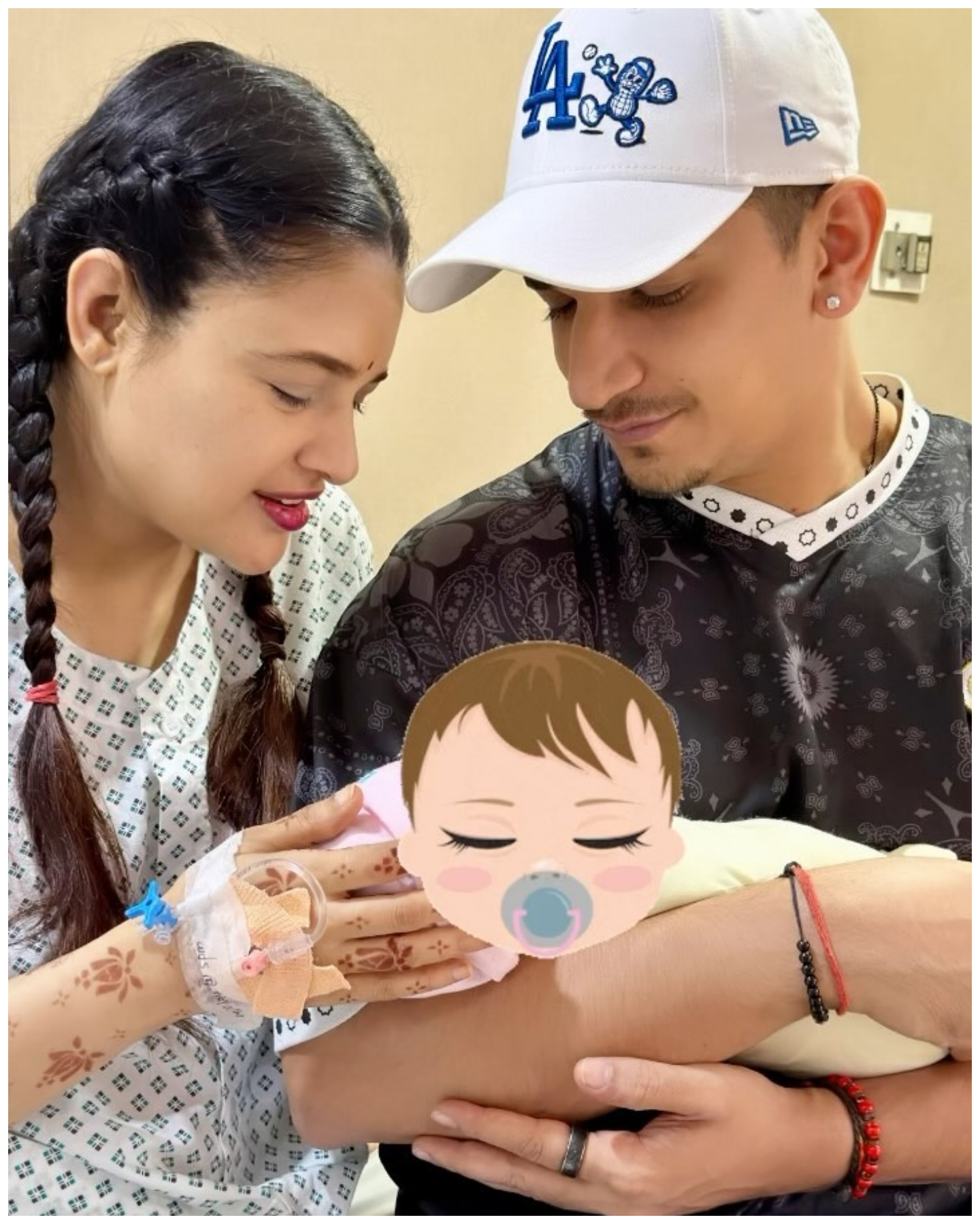 Yuvika Chaudhary and Prince Narula welcomed a baby girl