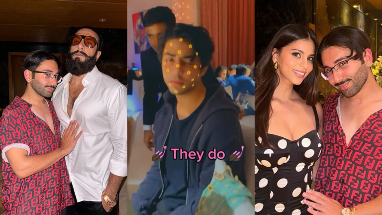 ranveer singh, suhana, aryan khan,