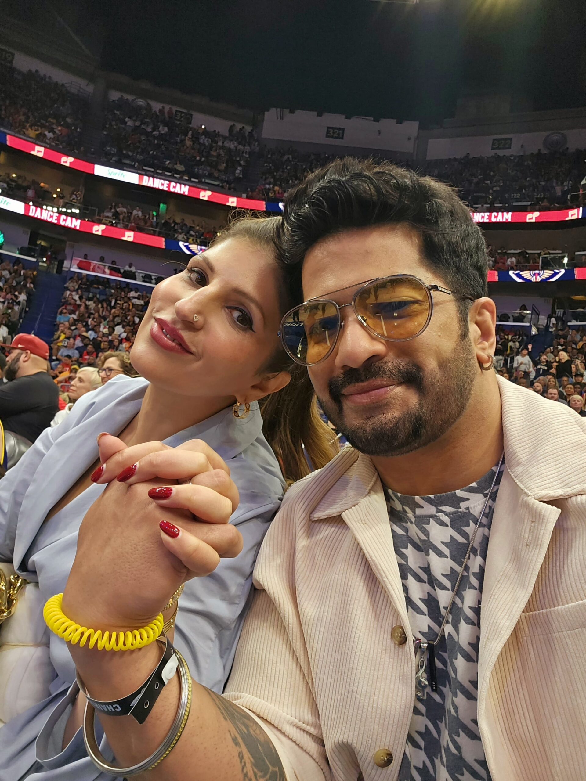 Amit Tandon with wife Ruby