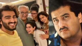 arjun kapoor, khushi kapoor, boney kapoor, anushla kapoor, jhanvi japoor, boney kapoor birthday, boney kapoor 69th birthday,