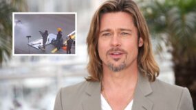 la, grand prix, brad pitt, brad pitt collaps, brad pitt, brad pitt faints, brad pitt,