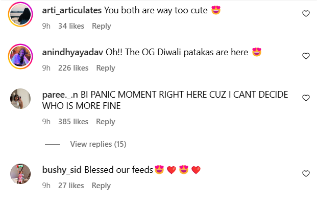 Fans react to Sidharth Malhotra and Kiara Advani's post