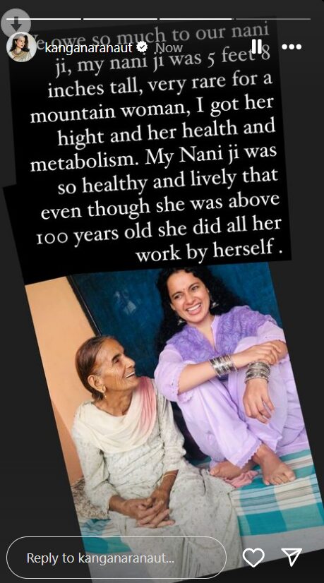 Kangana-Ranaut-shares-a-heartfelt-note-as-her-nani-passes-away-3