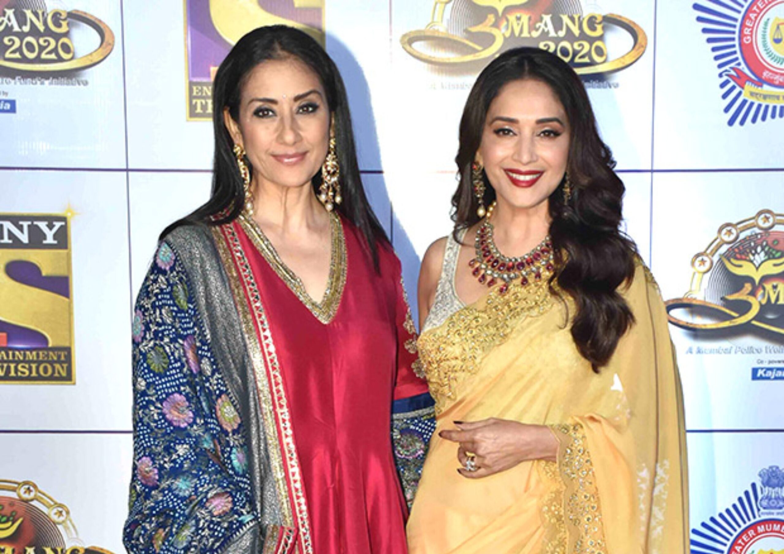 Manisha Koirala and Madhuri Dixit