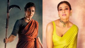 nayanthara, rakkayie, lady superstar nayanthara, nayanthara ferocious look, nayanthara, rakkayie look