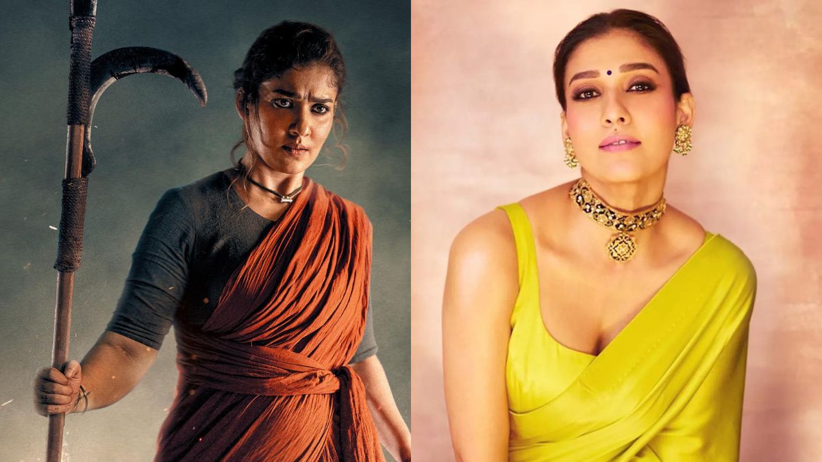 nayanthara, rakkayie, lady superstar nayanthara, nayanthara ferocious look, nayanthara, rakkayie look