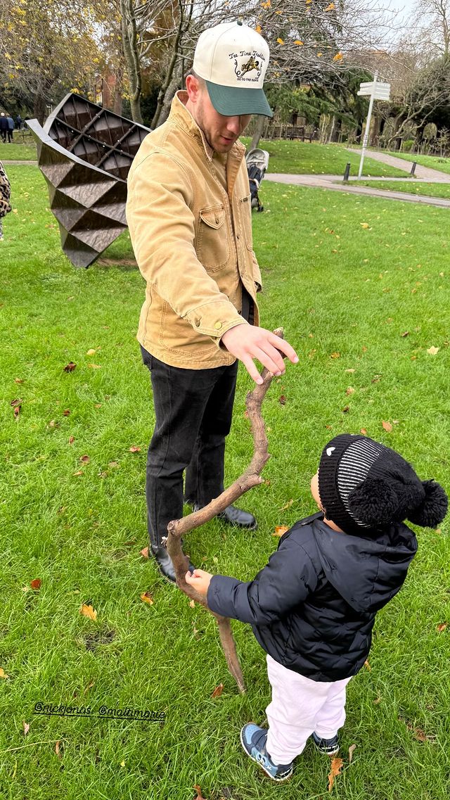 Nick Jonas and daughter Malti Marie