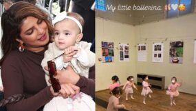 priyanka chopra, malti marie, ballet class, priyanka chopra ballerina fun, priyanka chopra daughter malti marie takes ballet class,