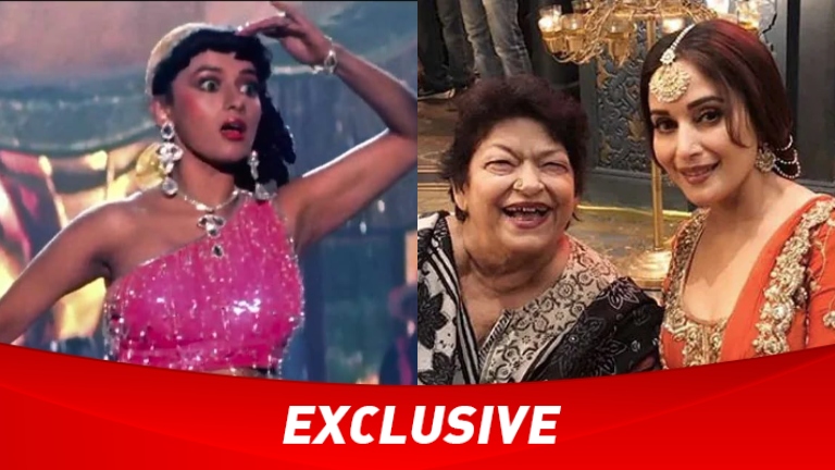 madhuri dixit, saroj khan, ek do teen song,