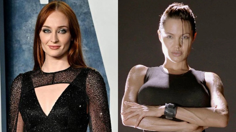 sophie turner, angelina jolie,