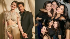 ananya panday, shah rukh khan,, suhana khan,