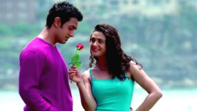 preity zinta, aamir khan, dil chahta hai shoot,