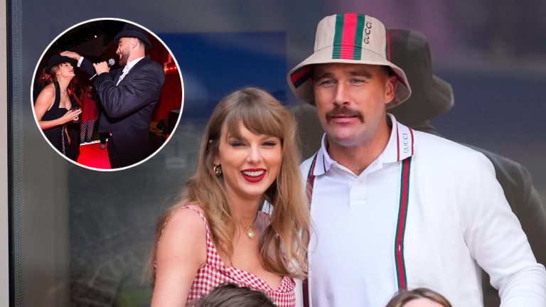 travis kelce, taylor swift, birthday party,