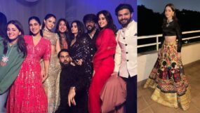 ananya panday, friends wedding, delhi, jhanvi skhikhar, jhanvi and shikhar pahariya, janhvi and shikhar at friends wedding,